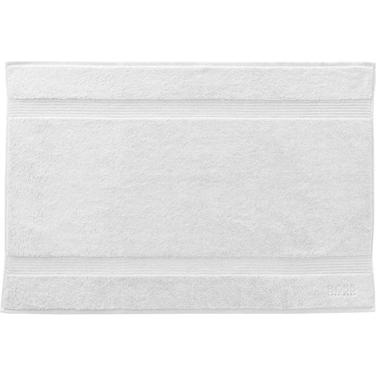 BOSS Badematte - LOFT, Badvorleger, Baumwolle Weiß 60x90 cm