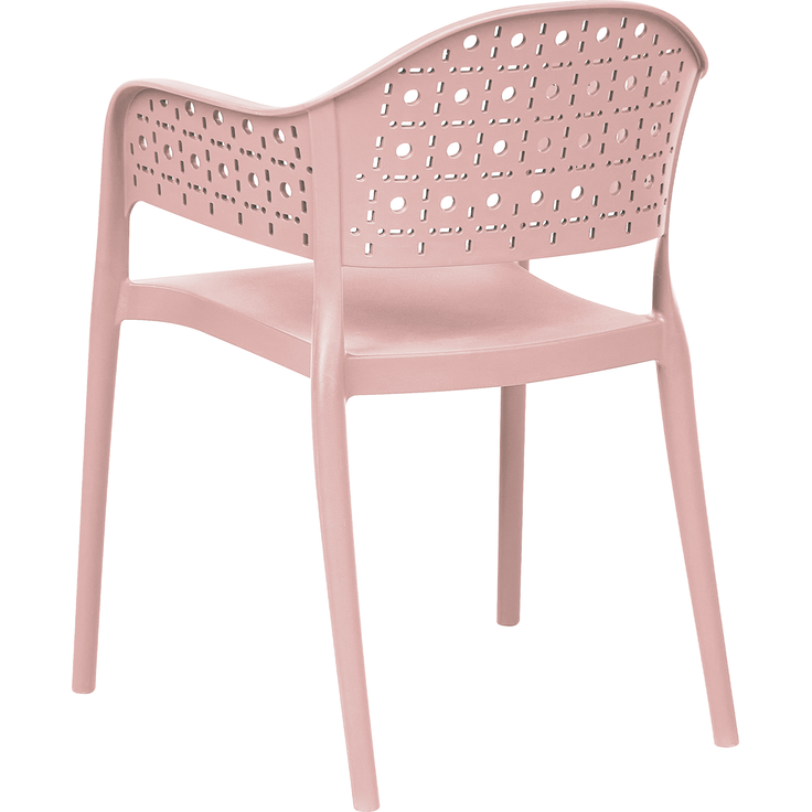 Set mit 4 Stühlen NARINO Rosa – Bild 6