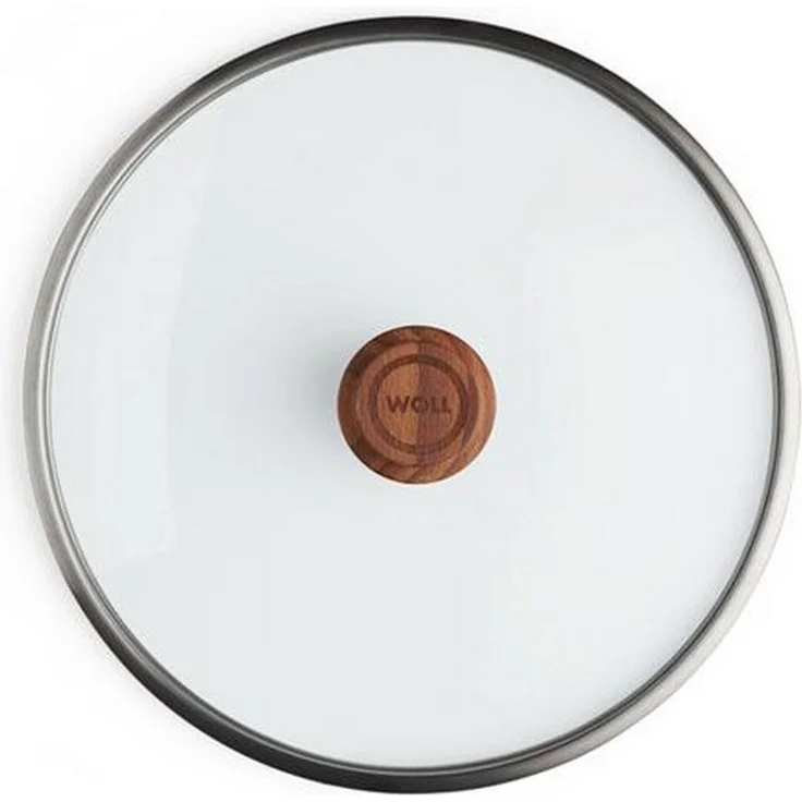 WOLL Deckel Topfdeckel, Glasdeckel mit Holzknopf, Sicherheitsglas – Bild 1