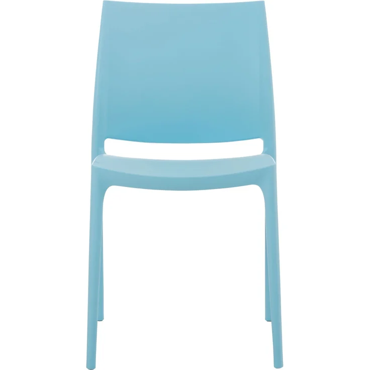 CLP 2er Set Stapelstühle Maya bis zu 130 kg belastbar,hellblau – Bild 5