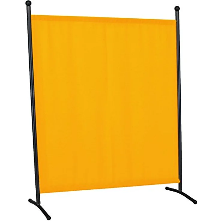 Angerer Freizeitmöbel GmbH Stellwand - Raumteiler & Raumtrenner Sichtschutz - Outdoor Paravent für Windschutz & Schatten auf Balkon (178x178 cm, gelb) – Bild 2