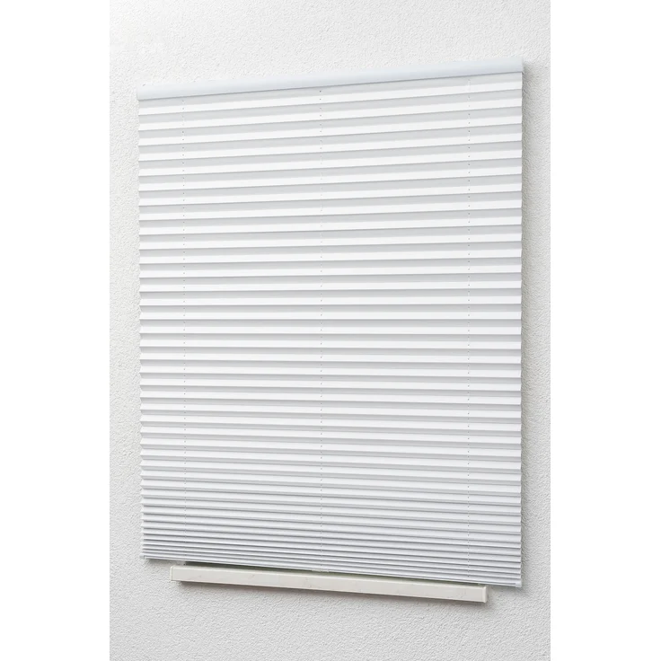 Lysel Outlet - Plissee Thermo freihängend Reinweiß - Plissee in der Größe (Bx H) 140cm * 160cm – Bild 6