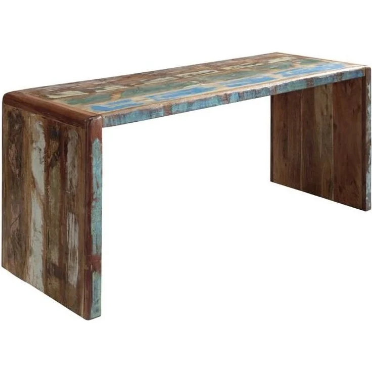 Schreibtisch Altholz 170x65x76 mehrfarbig lackiert FREEZY #40 – Bild 6