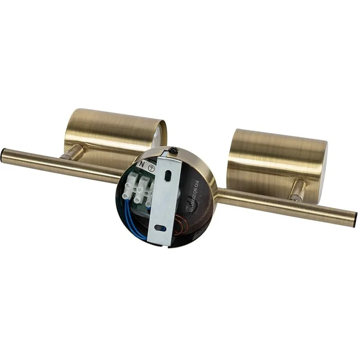 Qazqa LED Aufbaustrahler Jeana, ohne Leuchtmittel, GU10, Bronze, Modern, Stahl, 2-flammig – Bild 9