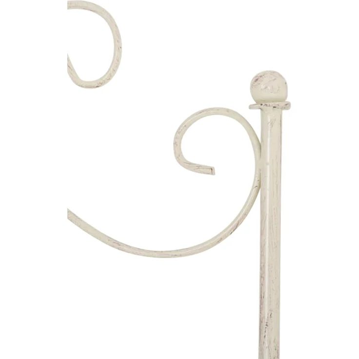 Rankgitter HEIKE - 86x2x170cm, Metall, Antik-Creme | Rankhilfe Kletterpflanzen Gartendekoration – Bild 3