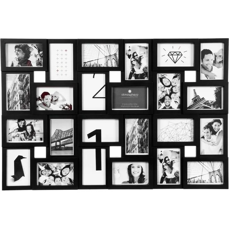 Wandbilderrahmen für 24 Fotos - Fotogalerie