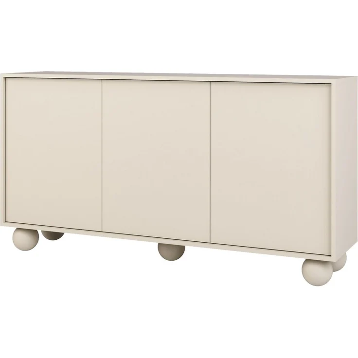Beautysofa Kommode ADEL 154 cm im modernen Stil (Sideboard grifflos 3 Türen, Push-to-Open), Design Kommode für Wohnzimmer & Schlafzimmer – Bild 2