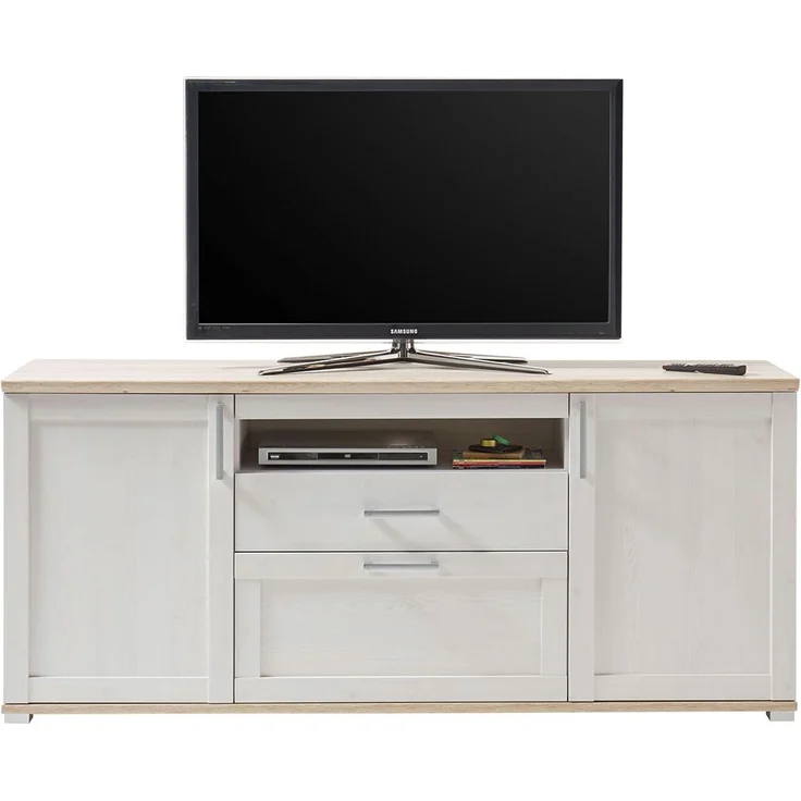 TV-Sideboard Romy / Romance, Holzwerkstoff, Holzfarben, 190 x 80 x 44 cm – Bild 2