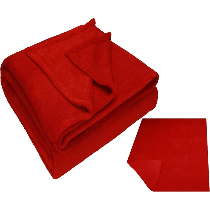 Wohndecke Kuscheldecke Fleecedecke Teddy XXL 150x200 cm, Betz, Sofadecke Decke Couch – Bild 1