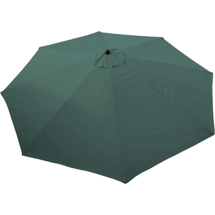 Ersatz-Bezug für Sonnenschirm Florida, Sonnenschirmbezug Ersatzbezug, Ø 3,5m Polyester 8 Streben ~ grün – Bild 6