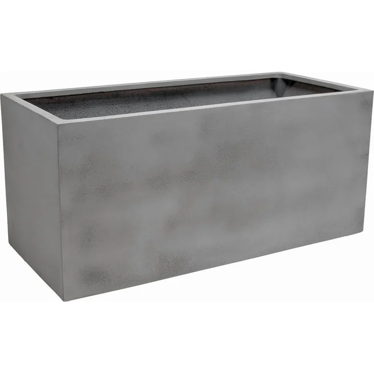 VIVANNO Pflanzkübel Pflanzkübel Pflanztrog Fiberglas Graphitgrau MAXI – Bild 5
