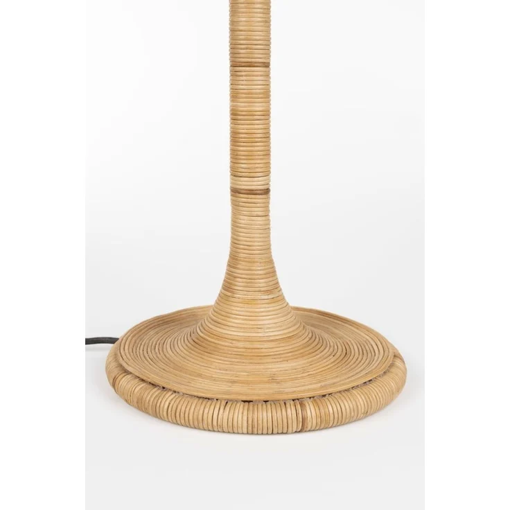 Tischlampe Palmtree mit geflochtenem Rattan, 3-flammig, Fassung E14 – Bild 3