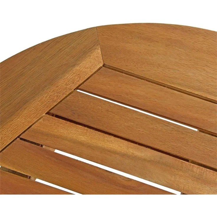 Balkontisch Klapptisch Holztisch Ø 57 cm Rund Gartentisch Tisch Akazie 72,5 cm – Bild 3