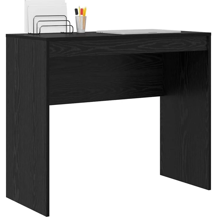 vidaXL Schreibtisch Schwarz Eichen-Optik 90 x 40 x 76 cm 869395 – Bild 2