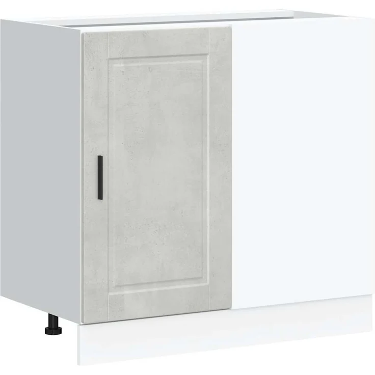 vidaXL Küchenunterschrank Porto Betongrau Holzwerkstoff 854302 – Bild 2