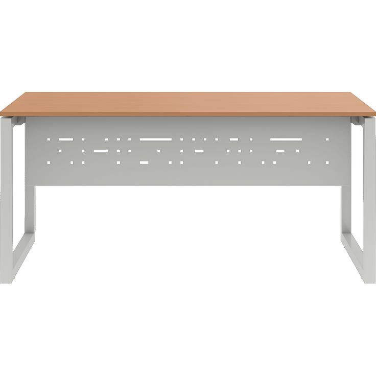 Cito Fußraumblende für Schreibtisch B 1600 mm, Farbe verkehrsweiß