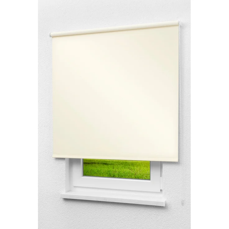 Lysel Outlet - Verdunkelungsrollo Shiny Creme, (B x H) 102.50cm x 175cm in beige/creme – Bild 1