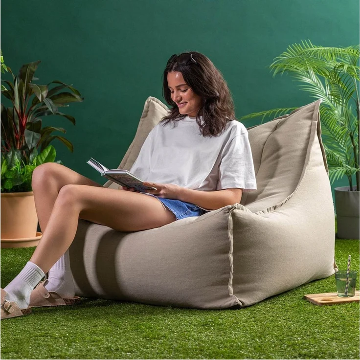icon Sitzsack Erwachsene Sessel aus Olefin für den Außenbereich „Alto", Sitzsack XXL, Made in Germany, für Erwachsene & Kinder, mit Füllung – Bild 2