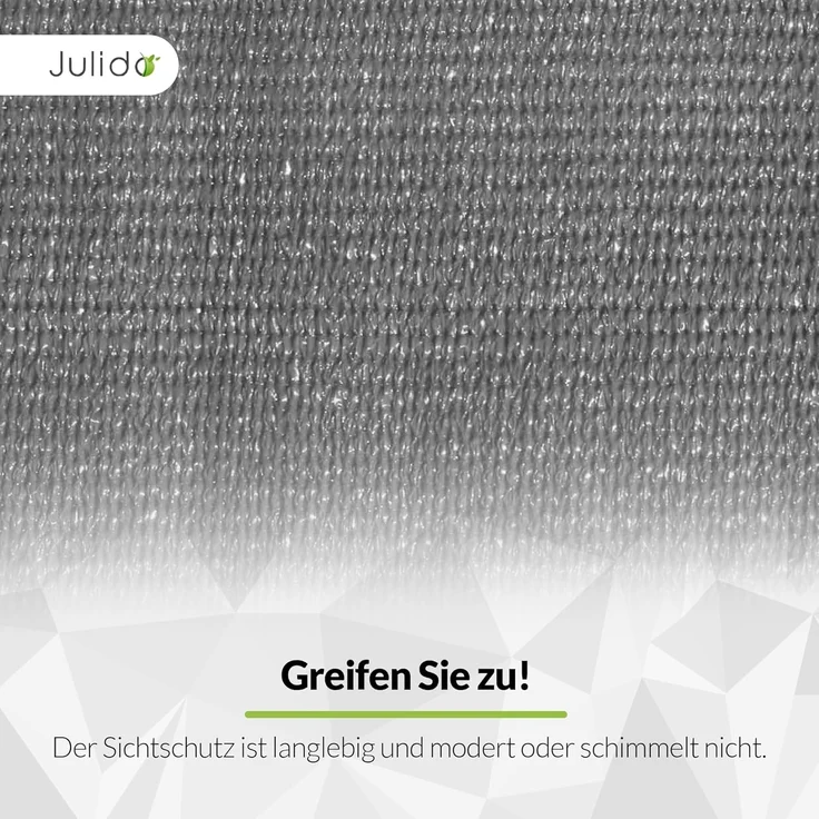 Windschutz Balkon Sichtschutz Bespannung Rauchgrau 0,90x5 m Balkonverkleidung – Bild 7