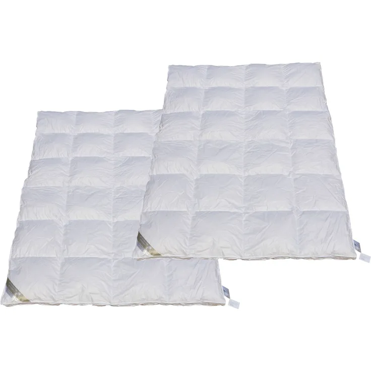 2 Stück TRAUM Daunenbett Daunendecke 155x200 Ganzjahresdecke 100% Daunen