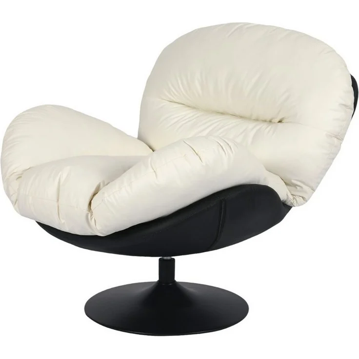 PEALOV Drehsessel 360° höhenverstellbarer Relax‑ und Loungesessel mit abnehmbarem Sitz (1-St), Großer TV‑Sessel mit Metallgestell für das Wohnzimmer – Bild 3