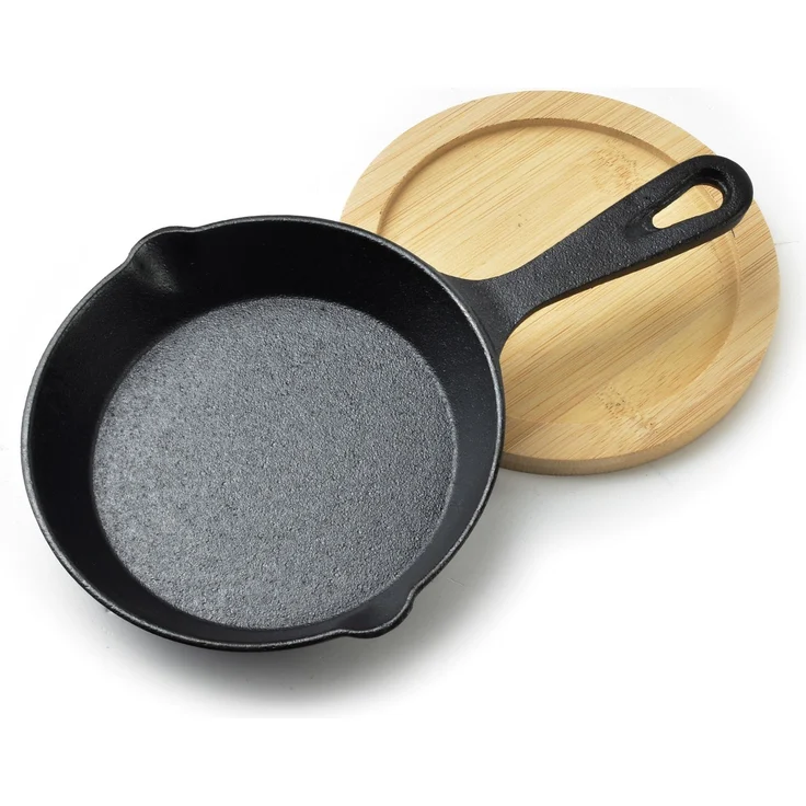 mini pfanne gusseisen Allesken LUXE 23x14x3cm schwarz 1pc – Bild 2