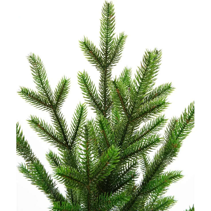 EveXmas Onyx Künstlicher Weihnachtsbaum Grün 190 cm – 618 Astspitzen, inkl. klappbarem Metallständer – Bild 2
