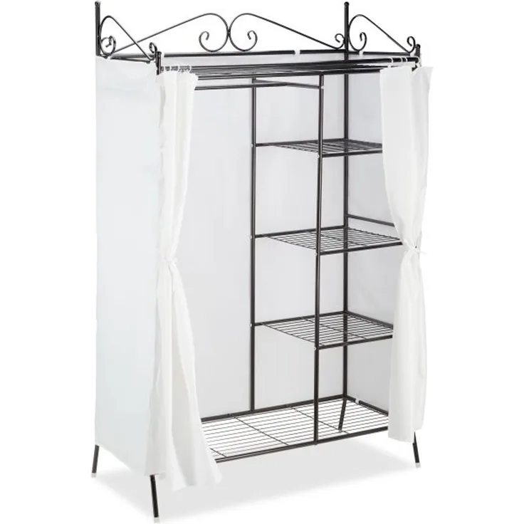 Metall Garderobe COUNTRY mit Stoffbezug 10021073_46