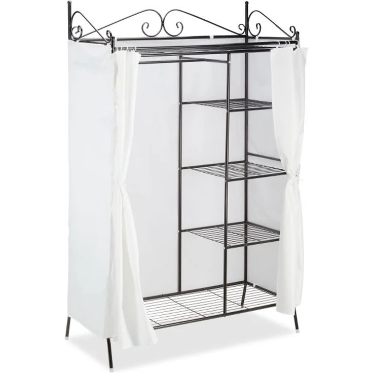 Metall Garderobe COUNTRY mit Stoffbezug 10021073_46 – Bild 1
