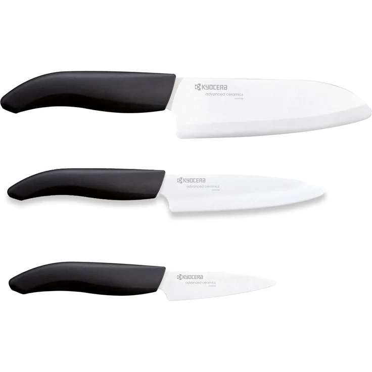 KYOCERA Messer-Set GEN (Set, 3-tlg), extrem scharfe Hochleistungskeramik-Klinge – Bild 5
