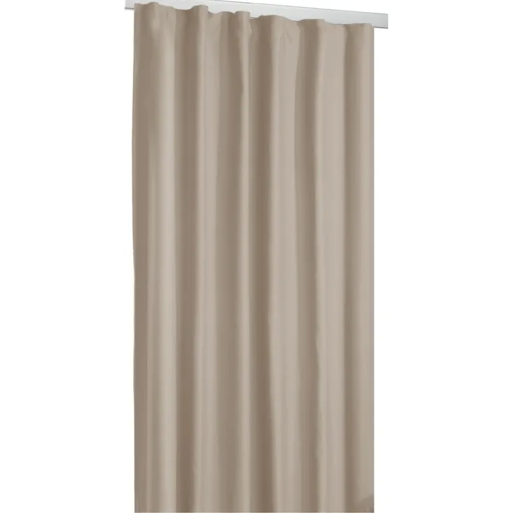 Verdunkelungsgardine Universalband Shadow 135x295 cm Beige