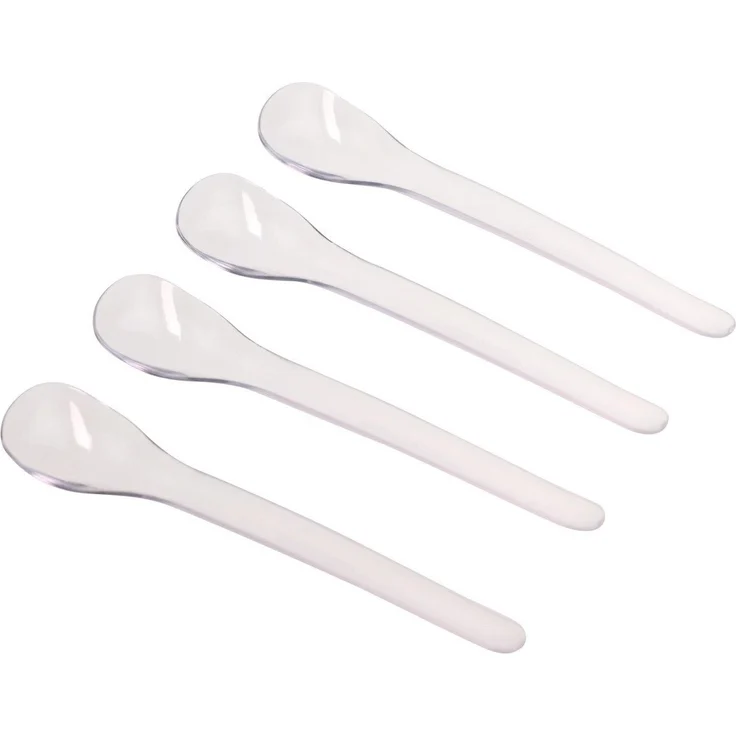 Fackelmann Eilöffel 14 cm transparent oder weiß 4 Stück – Bild 1