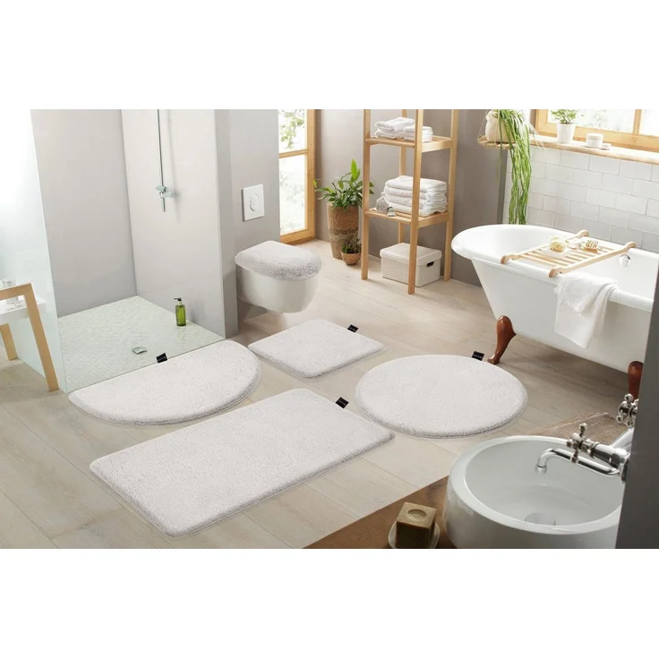 Bruno Banani Badematte Lana, Standard & Premium Qualität, 25 mm oder 30 mm Höhe, rutschhemmend beschichtet, schnell trocknend, strapazierfähig, fußbodenheizungsgeeignet, Polyacryl, rechteckig, Badteppich, Badematten, unifarben, auch als 3 teiliges Set ... – Bild 4