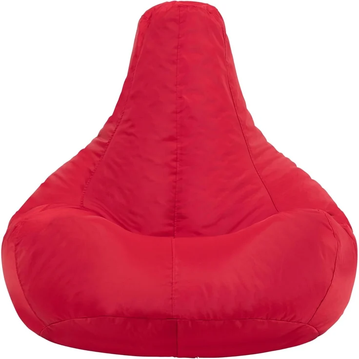 Bean Bag Bazaar Gaming Sitzsack „Recliner“, Gamer Sitzsack für Erwachsene und Kinder, Indoor Outdoor Sitzsack Sessel Gaming mit Füllung (Sitzsack, Rot) – Bild 6