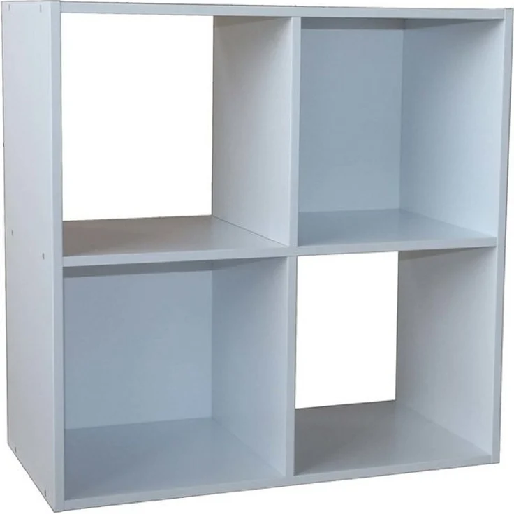 HTI-Living Standregal Regal 60x60 Thekla Weiß, Stück 1-tlg, Standregal 4 Regalfächer – Bild 2