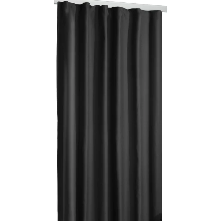 Verdunkelungsgardine Universalband Shadow 270x245 cm Schwarz – Bild 1