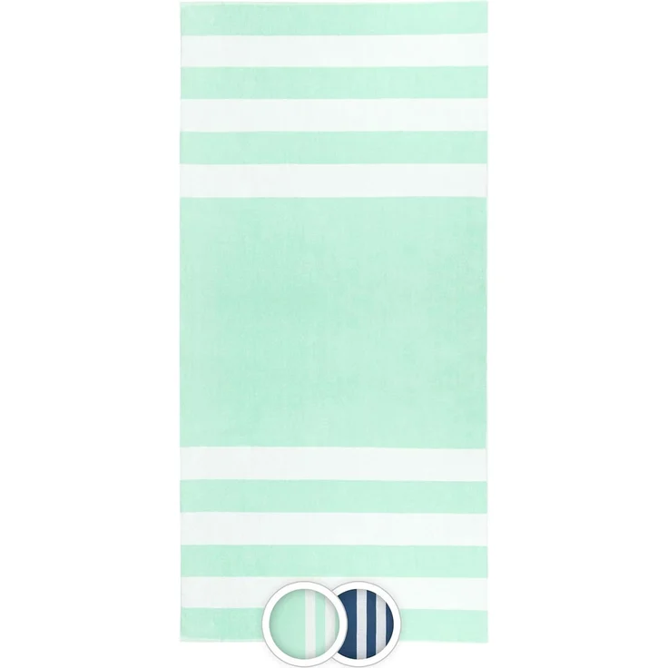 ZOLLNER Strandtuch, Mikrofaser (1-St), 100 x 200 cm, 100% Baumwolle, gestreift, vom Hotelwäschespezialisten