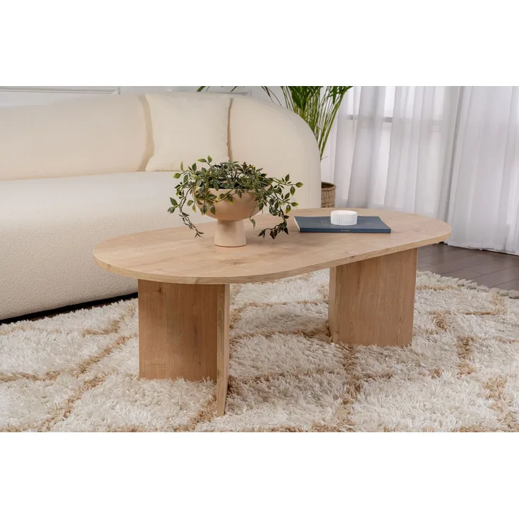 Skye Decor Couchtisch 100% MELAMINE COATED PARTICLE BOARD, 39,8 cm x 60 cm x 119 cm 909NRD11