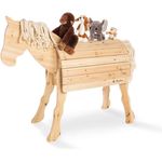 Holzpferd Nils für Draussen