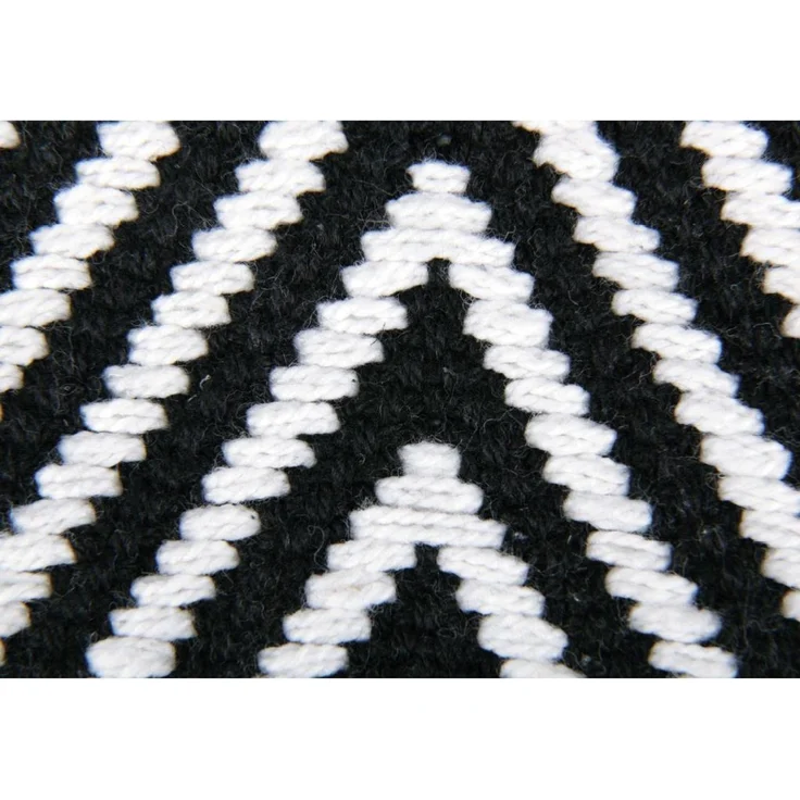 Teppich Läufer Matte Unterlage Vorleger Fußabtreter, breite Auswahl an modernen Fleckerl- und Baumwollteppiche (50x80 cm / Zigzag) – Bild 1