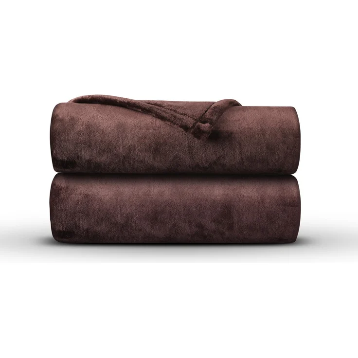 Kuscheldecke "Mirabella" - Cashmere Touch Braun 220x240 cm – Bild 1