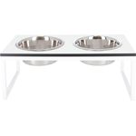 Hundenapf Futternapf DIMO Metall Weiß HPL-Platte Weiß von Jan Kurtz