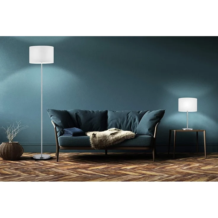 lightling Stehlampe Modern, ohne Leuchtmittel, abhängig vom Leuchtmittel, moderne Leselampe mit Schirm aus Stoff – Bild 1