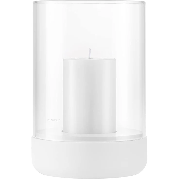 Blomus Windlicht L H 22,5 cm Calma Lily White – Bild 1
