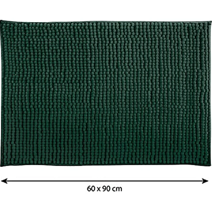 MSV Set mit 2 rutschfesten Badematten in grün-grün, 60 x 90 cm – Bild 3