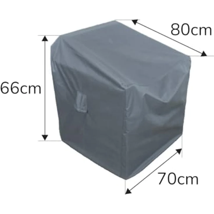 Pegaso Schutzhülle für Gartensessel, Polyester grau, 80 x 70 x 66 cm – Bild 3