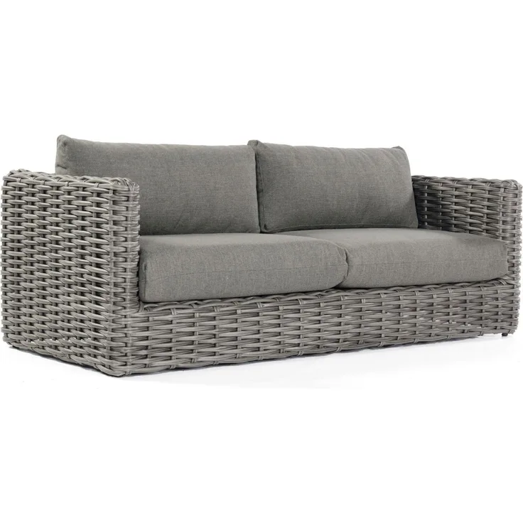 Sonnenpartner Loungesofa Sands Aluminium mit Polyrattan charcoal Lounge-Sofa