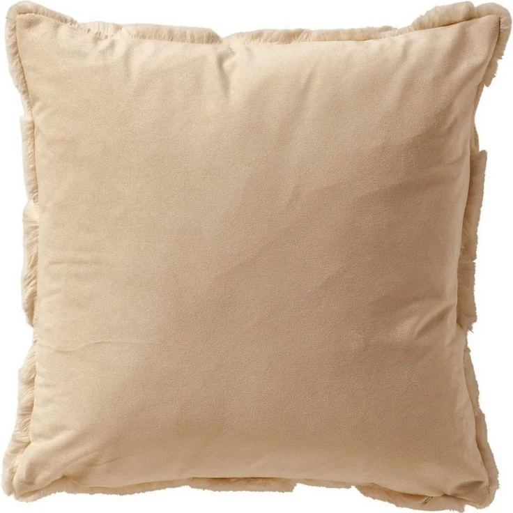 Dutch Decor Kissenhülle 'Pom' 45 x 45 cm Summer Sand - Beige – Bild 2