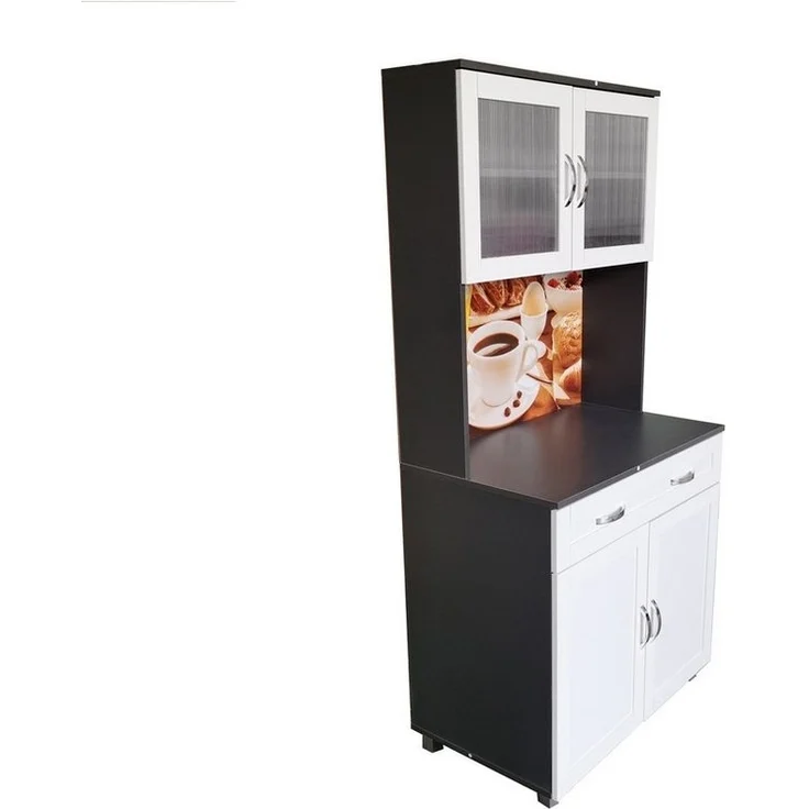 HTI-Living Hochschrank Küchenbuffet 1 Schublade Blanca Bistro (Stück, 1-St, 1x Schrank Blanca, ohne Dekoration) Küchenschrank Hochschrank – Bild 2