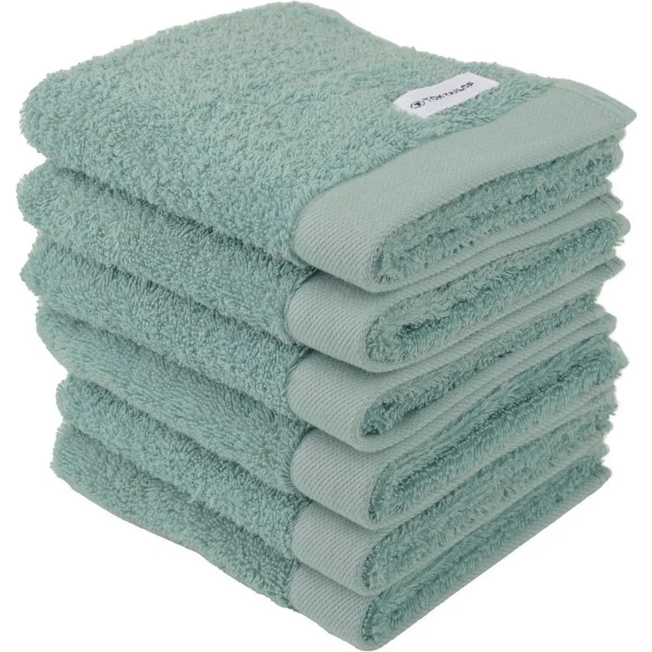 TOM TAILOR HOME Gästehandtuch Gästehandtuch COLOR BATH, Frottier (6-St)